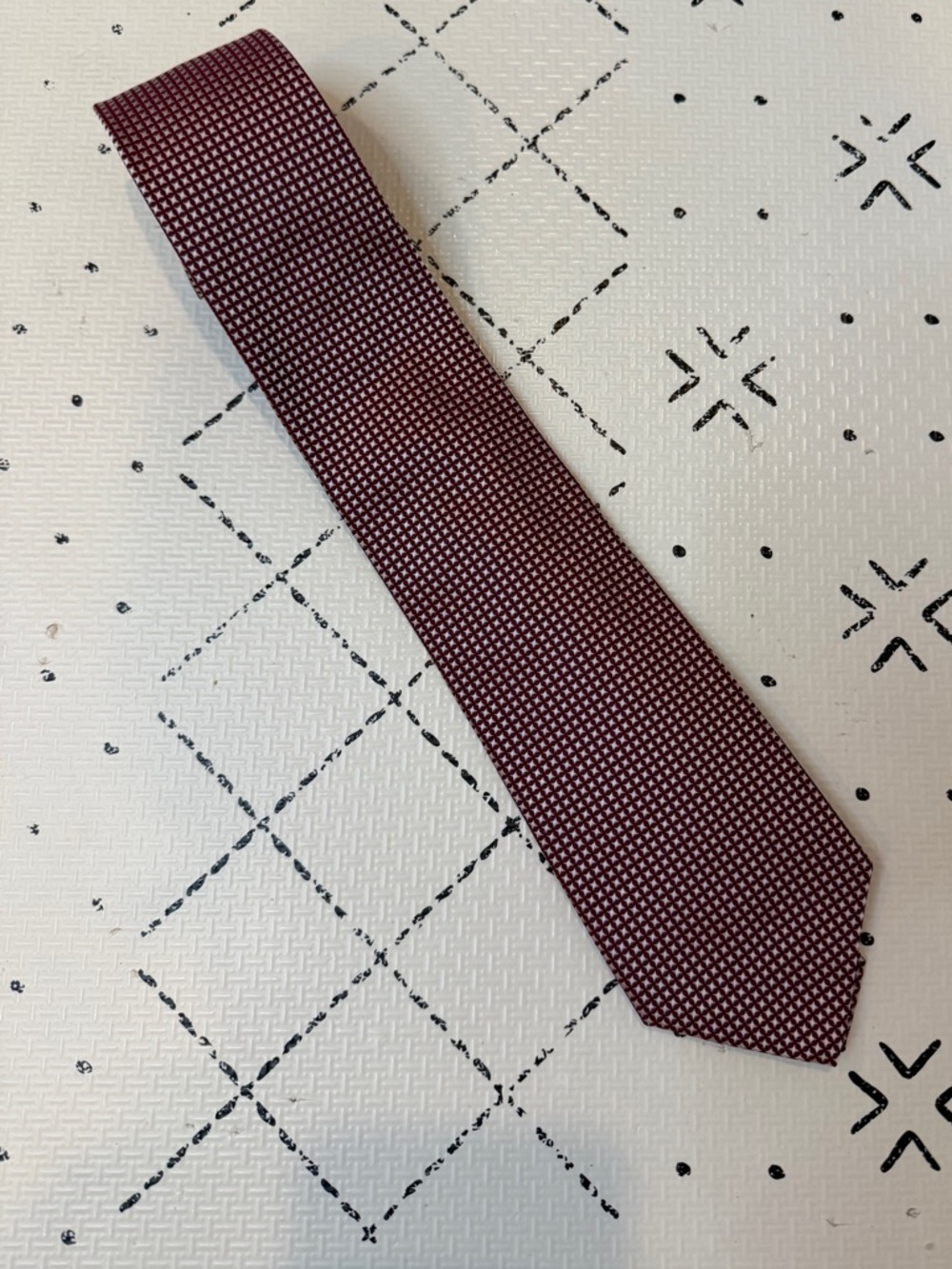 Hugo Boss Selection burgundy‎ tie